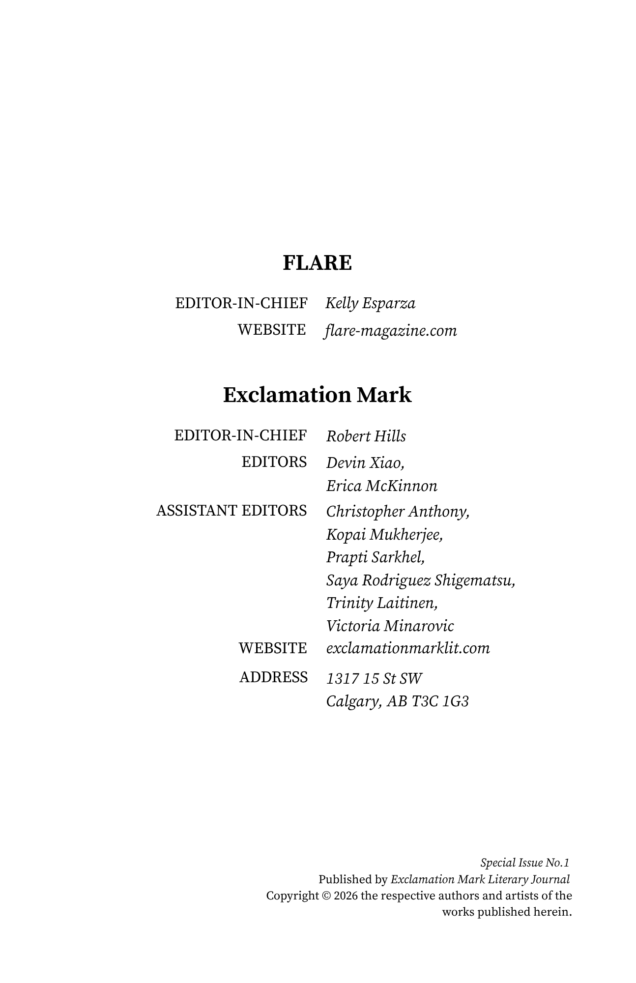 Exclamation for and by the Disabled and Chronically Ill (Print) special issue no.1 exclamation for and by the disabled and chronically ill (with flare) (2)