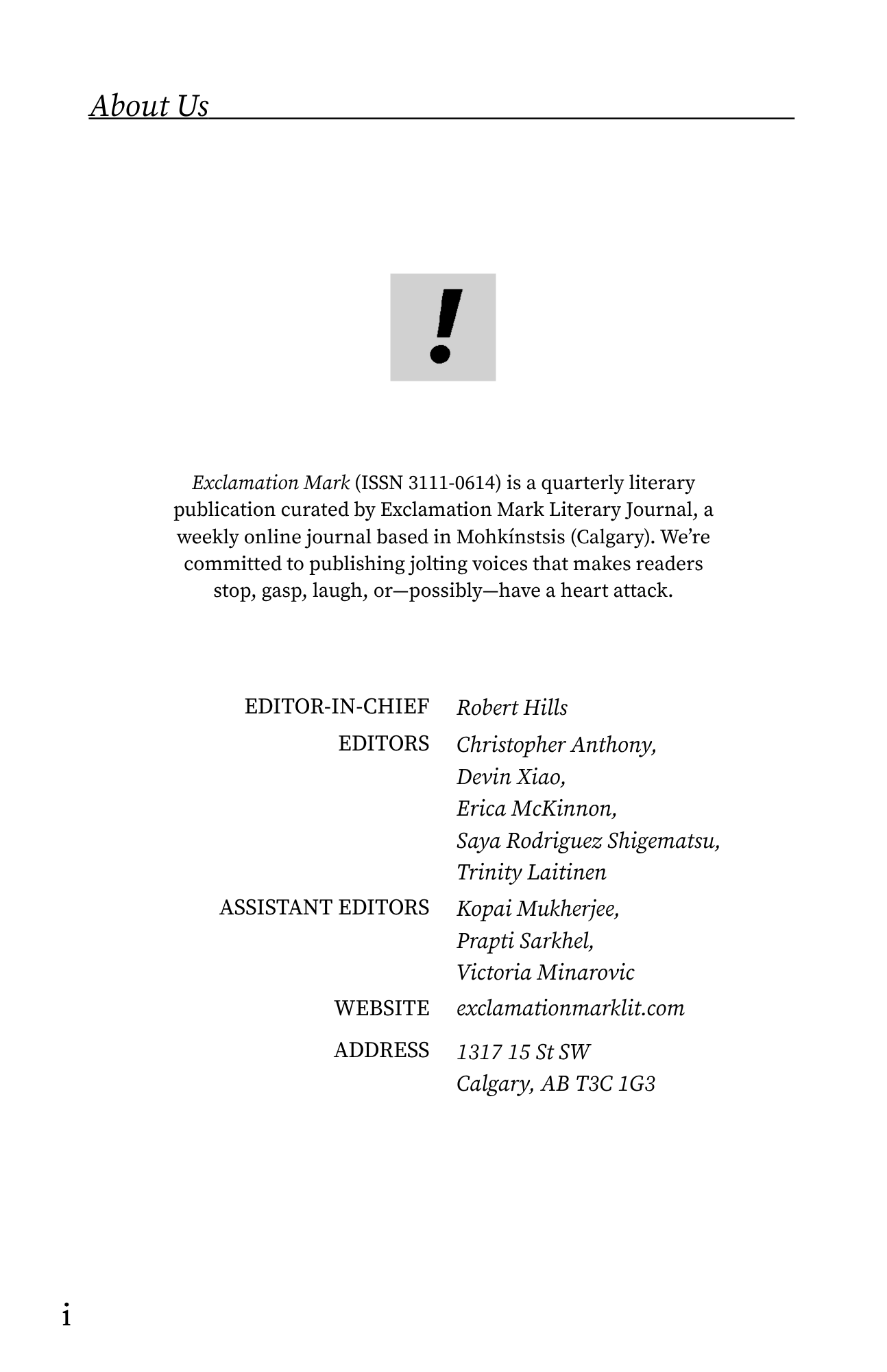 Fall 2026 exclamation mark issue 2 incoming exclamations (fall 2026) (2)