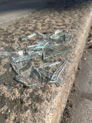 broken glass